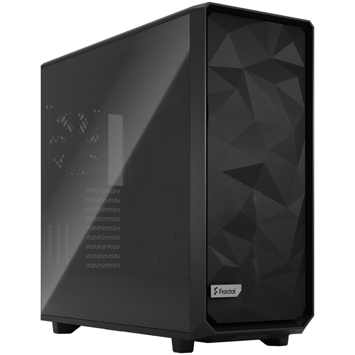 Компютърна кутия Fractal Meshify 2 XL Black TG Light Tint, Mid Tower, Без захранващ блок, E-ATX, Black