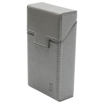 Husa gri din piele pentru pachet de tigari P20 Breckner Husa gri din piele pentru pachet de tigari P20 Breckner