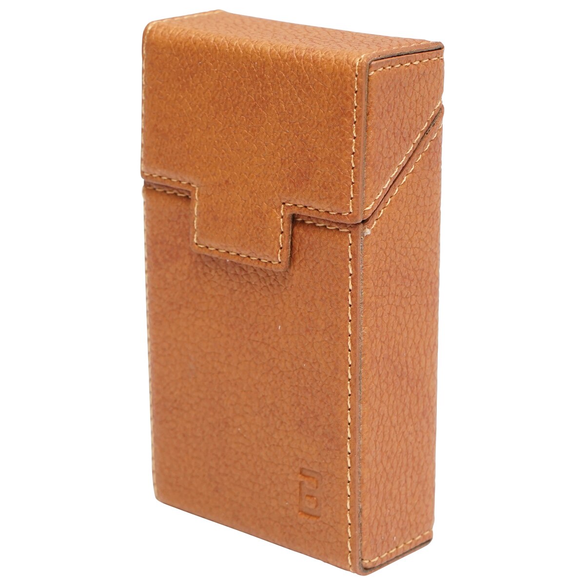 Husa maro din piele pentru pachet de tigari P20 Breckner