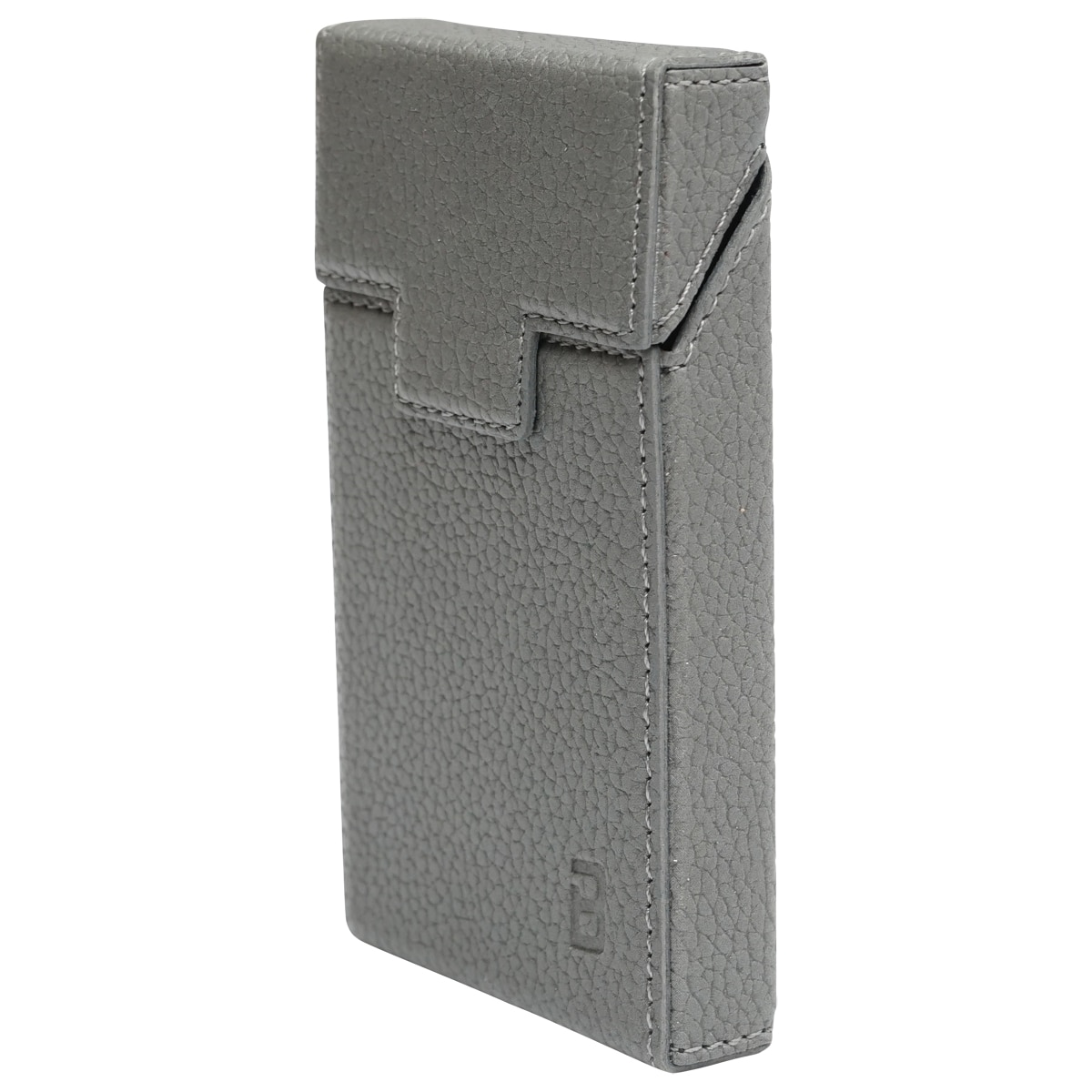 Husa gri din piele pentru pachet de tigari P34 Breckner