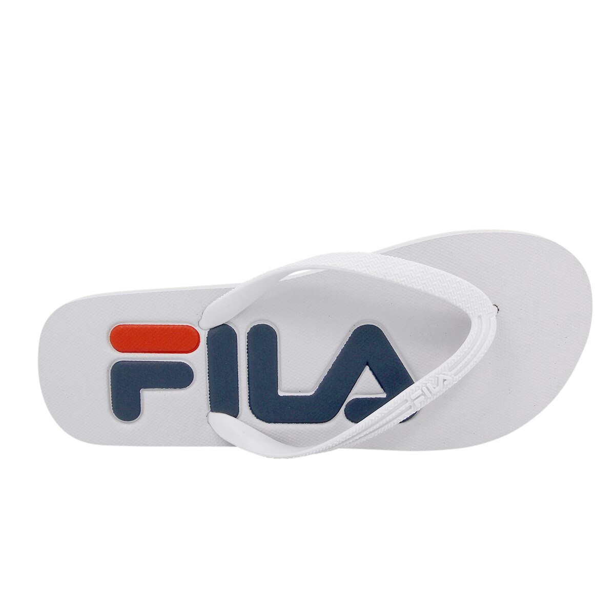 Papuci flip-flop Fila Troy Slipper, 46, Cauciuc, Alb