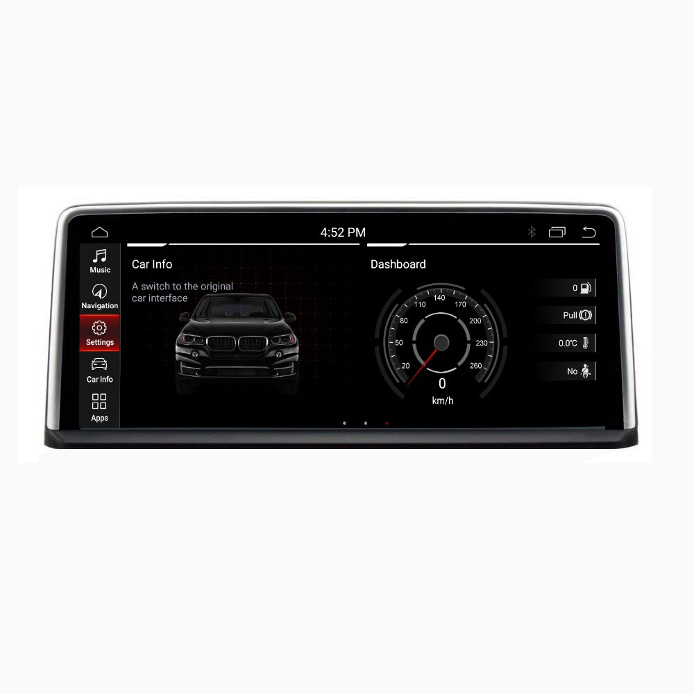 Navigatie dedicata BMW X5 CCC Edotec, cu Android, GPS, Bluetooth, Radio, Internet, procesor Six Core si ecran tactil