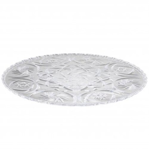 Platou pentru tort Cassatex Eva, aspect cristal, 24 cm