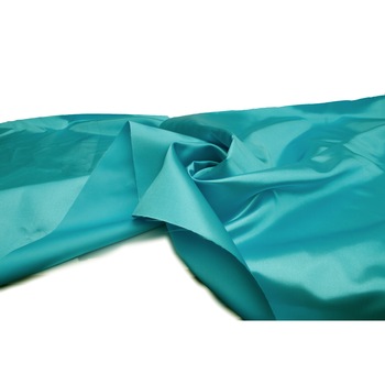 Satin fara adaugat elastan, Satinat neted cu stralucire, Azuriu 50 cm x 150 cm Satin fara adaugat elastan, Satinat neted cu stralucire, Azuriu 50 cm x 150 cm