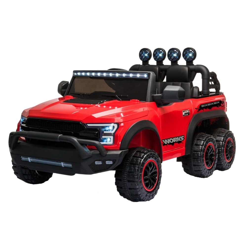 Masinuta electrica 12V cu doua locuri Viking Red