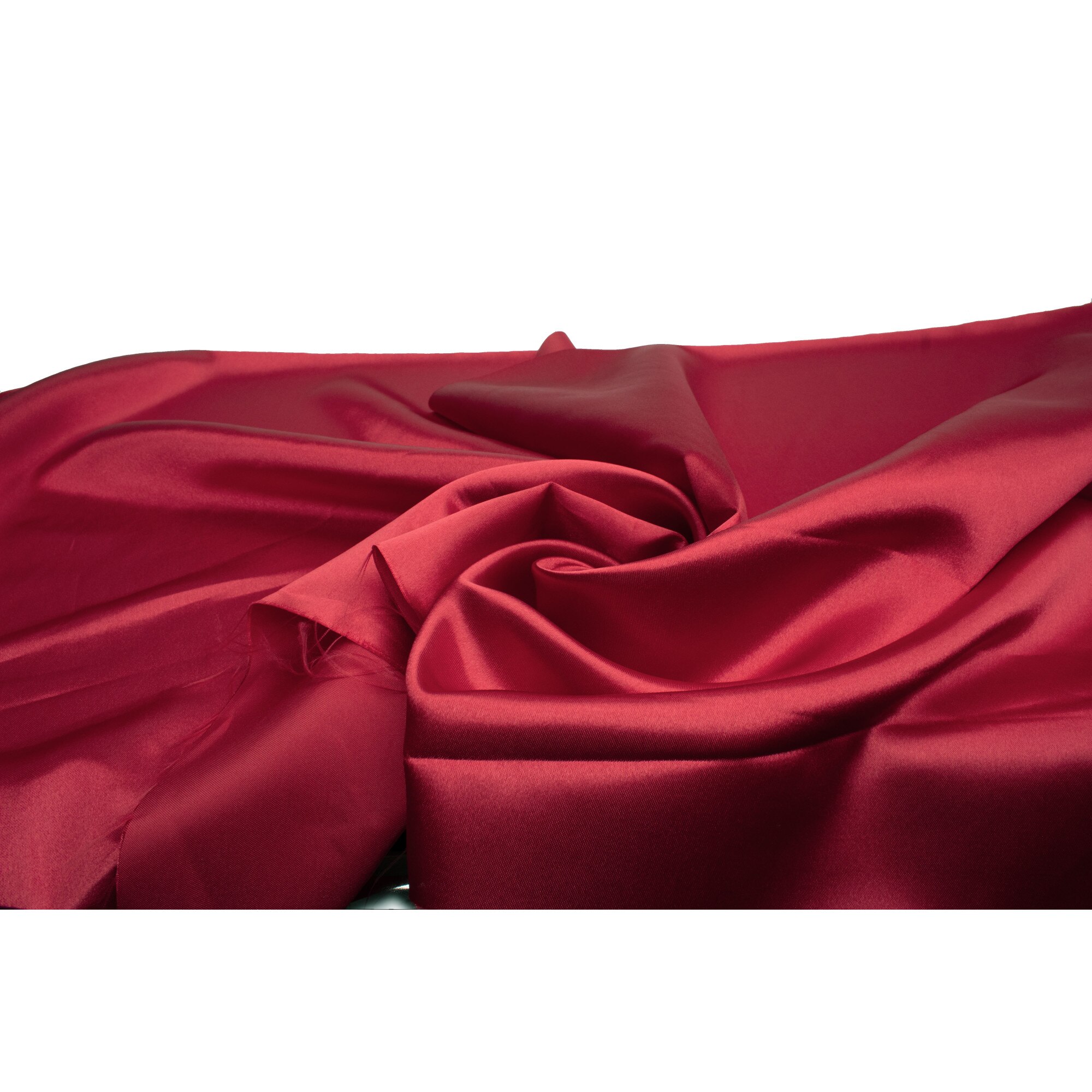 Satin fara adaugat elastan, Satinat neted cu stralucire, Zmeura 50 cm x 150 cm