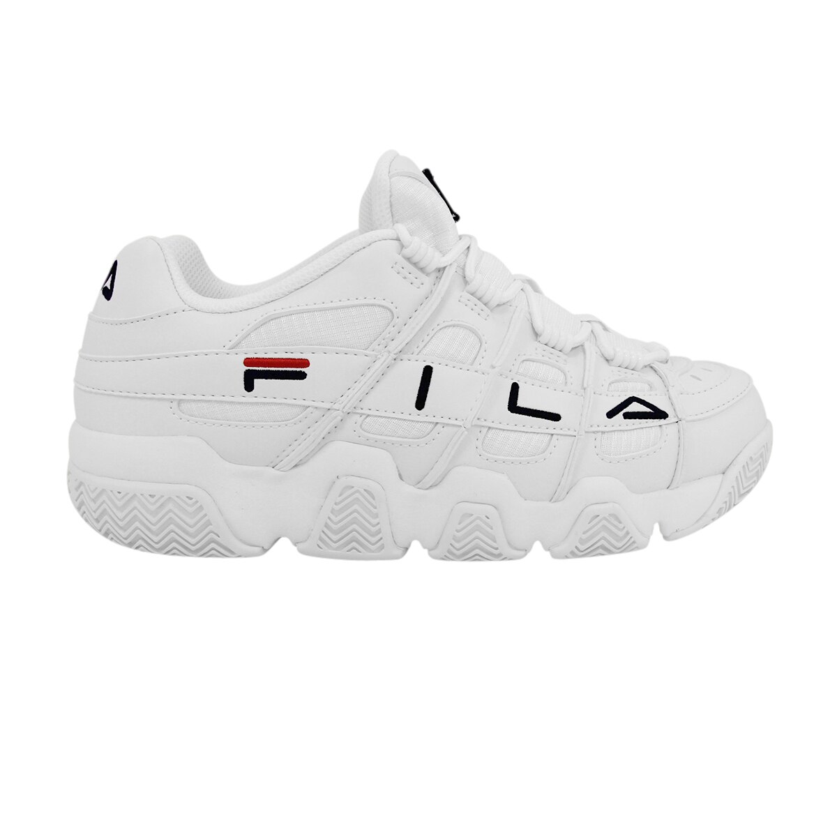 Pantofi sport Fila Uproot, Material sintetic, Alb, Alb