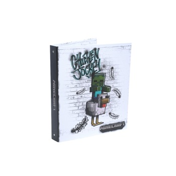 Mapa din carton Minecraft Chicken Jokey, Multicolor Mapa din carton Minecraft Chicken Jokey, Multicolor