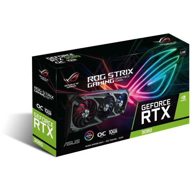 L*e様 ASUS ROG STRIX RTX 3080 10GB LHR Placa video ASUS ROG Strix GeForce® RTX™ 3080 OC V2, 10GB GDDR6X