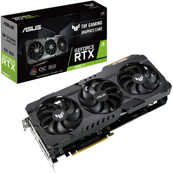 Placa video ASUS TUF Gaming GeForce® RTX™ 3060 Ti OC V2 LHR, 8GB GDDR6, 256-bit Placa video ASUS TUF Gaming GeForce® RTX™ 3060 Ti OC V2 LHR, 8GB GDDR6, 256-bit