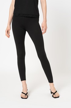 Vila, Colanti crop cu talie inalta, Negru Vila, Colanti crop cu talie inalta, Negru