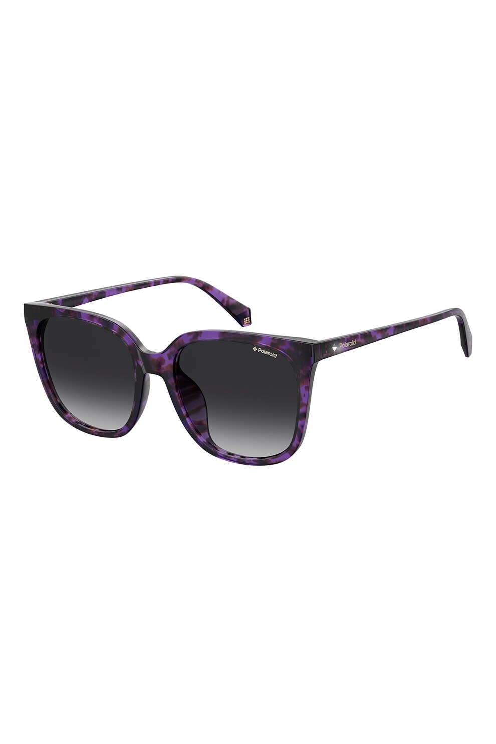 Polaroid, Ochelari de soare cat-eye polarizati, violet ametist, 56-19-145 Standard