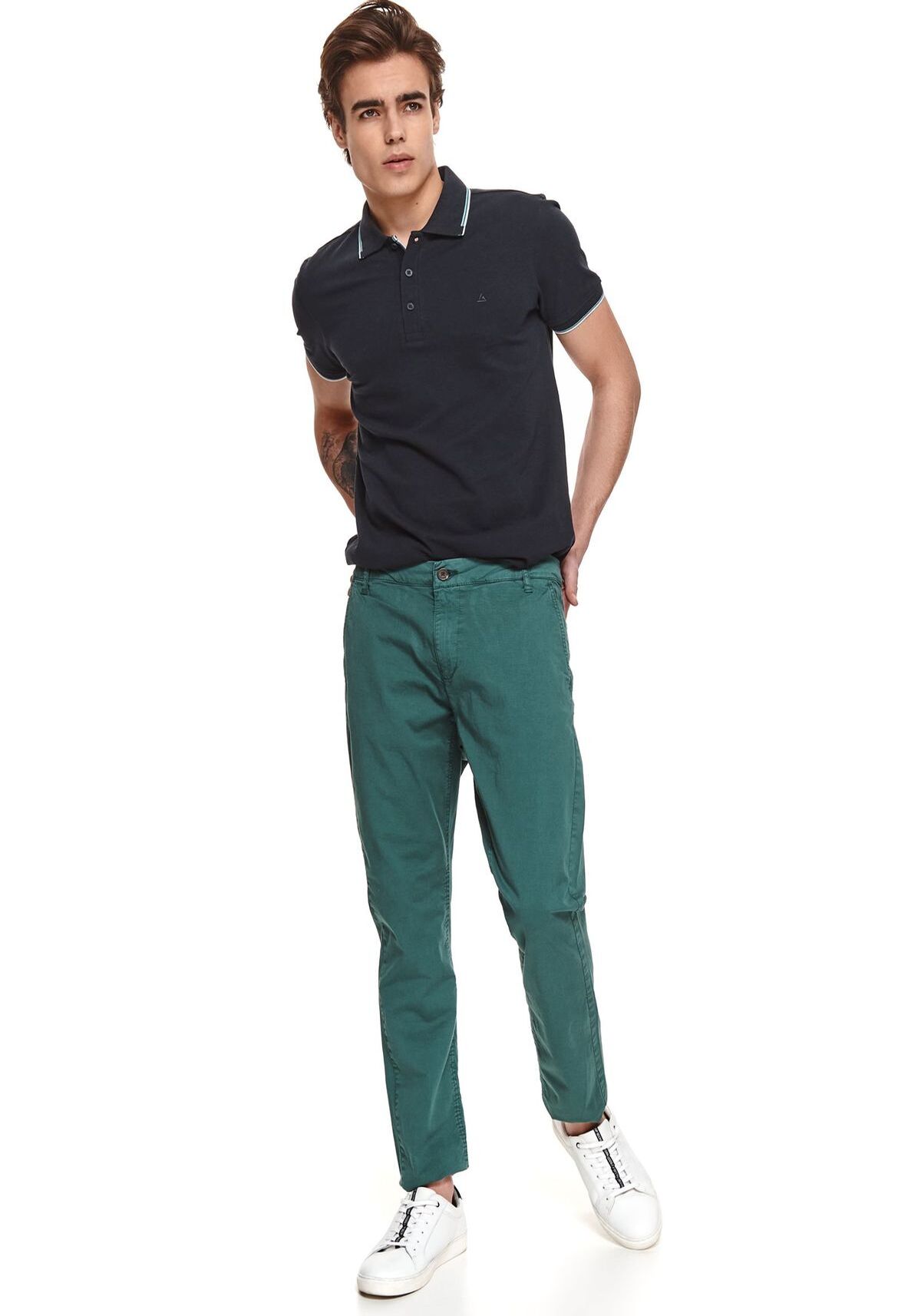 Pantaloni barbati, TOP SECRET, SSP3797, Verde