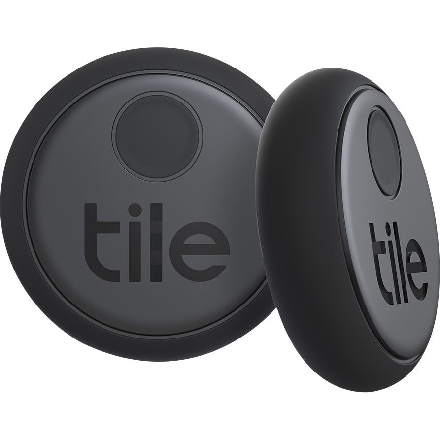 Set ispozitive tracking Tile Sticker (2020), 2 x Sticker, Bluetooth, Black