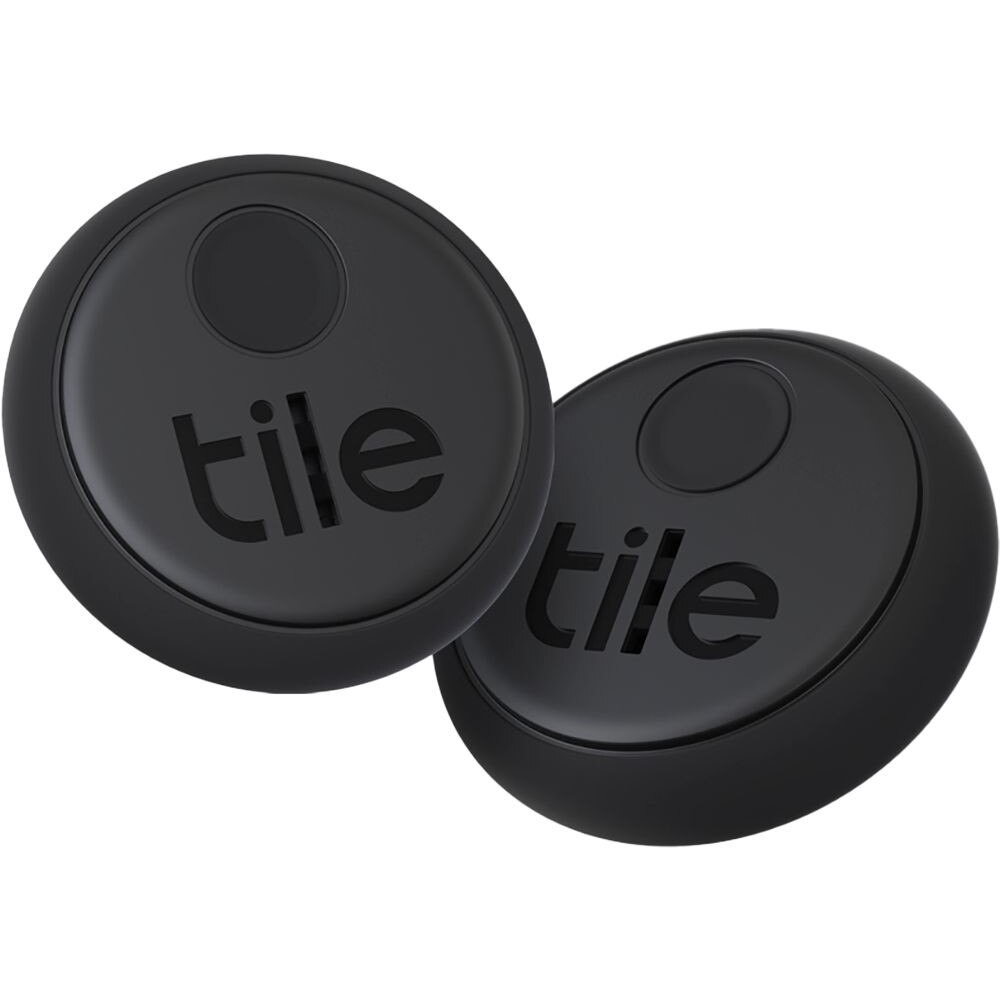 Set ispozitive tracking Tile Sticker (2020), 2 x Sticker, Bluetooth, Black  