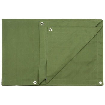 Prelata foaie de cort canvas Max Fuchs verde cu ochiuri metalice 244 x 305 cm Prelata foaie de cort canvas Max Fuchs verde cu ochiuri metalice 244 x 305 cm
