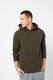 GAP, Hanorac din amestec de bumbac cu maneci raglan, Verde feriga, M