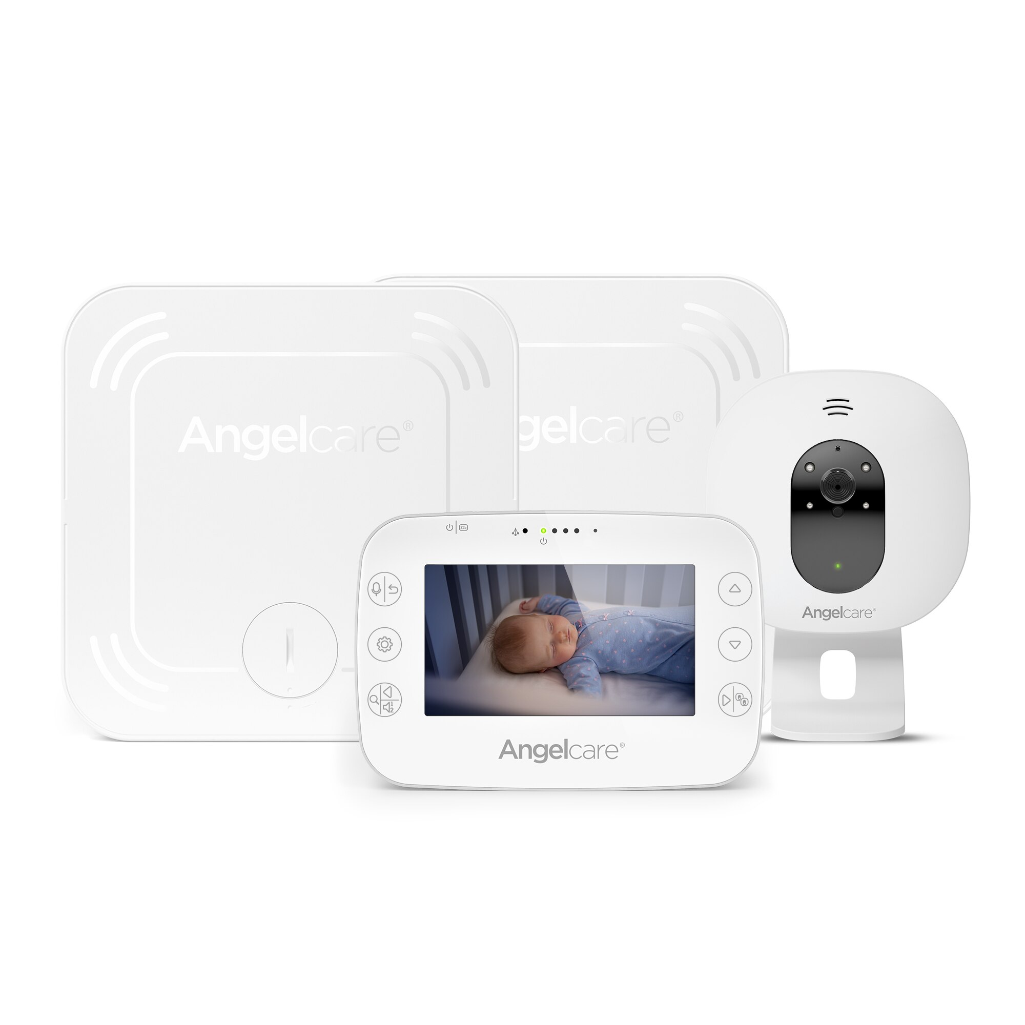 Videofon si Monitor de miscare cu placa de detectie wireless Angelcare AC327