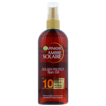 Ulei de Corp Garnier, Ambre Solaire, Cu Protectie Solara SPF 10, 150 ml Ulei de Corp Garnier, Ambre Solaire, Cu Protectie Solara SPF 10, 150 ml