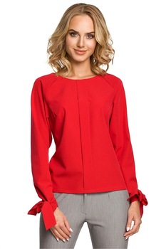 Bluza asimetrica moe, Rosu Bluza asimetrica moe, Rosu