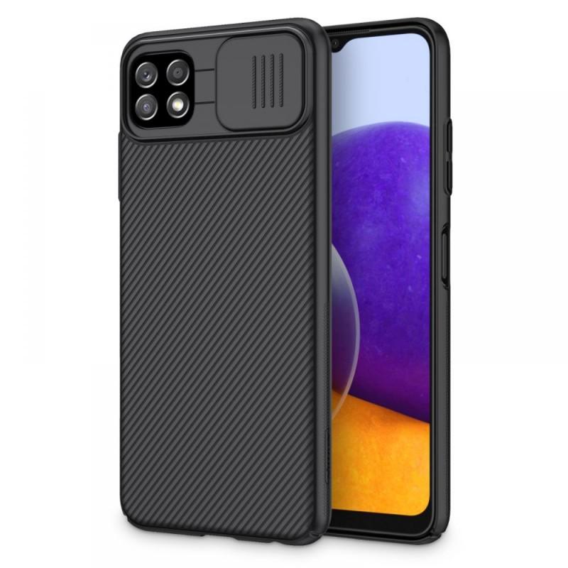 Carcasa Nillkin Cam Shield compatibila cu Samsung Galaxy A22 5G Black