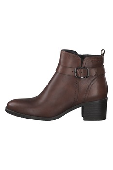 Tamaris, Botine din piele cu toc inalt, Coniac Tamaris, Botine din piele cu toc inalt, Coniac