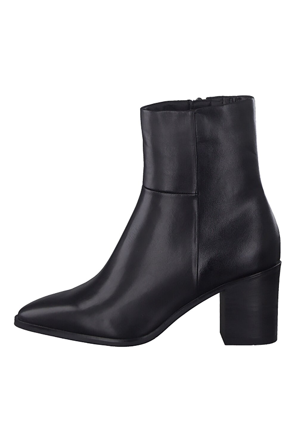 Tamaris, Botine cu toc masiv, Negru