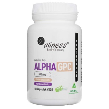 Supliment alimentar Aliness Alpha GPC, 300 mg, 60 capsule Supliment alimentar Aliness Alpha GPC, 300 mg, 60 capsule