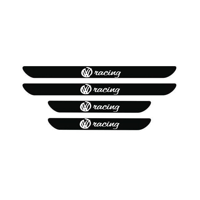 Set sticker protectie praguri VW RACING ManiaStiker, 4buc