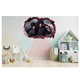 Sticker decorativ, gaura in perete 3D, Naruto, 85 cm, 1028STK-1