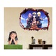 Sticker decorativ, gaura in perete 3D, Naruto, 85 cm, 1054TK-1