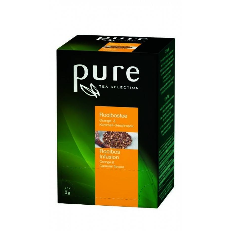 Ceai Pure Tea Selection Rooibos Portocala si Caramel 25x 3 Grame