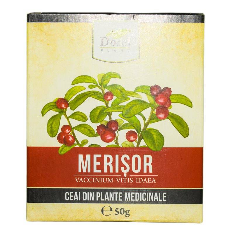 Ceai de Merisor Frunze DOREL PLANT 50 Grame