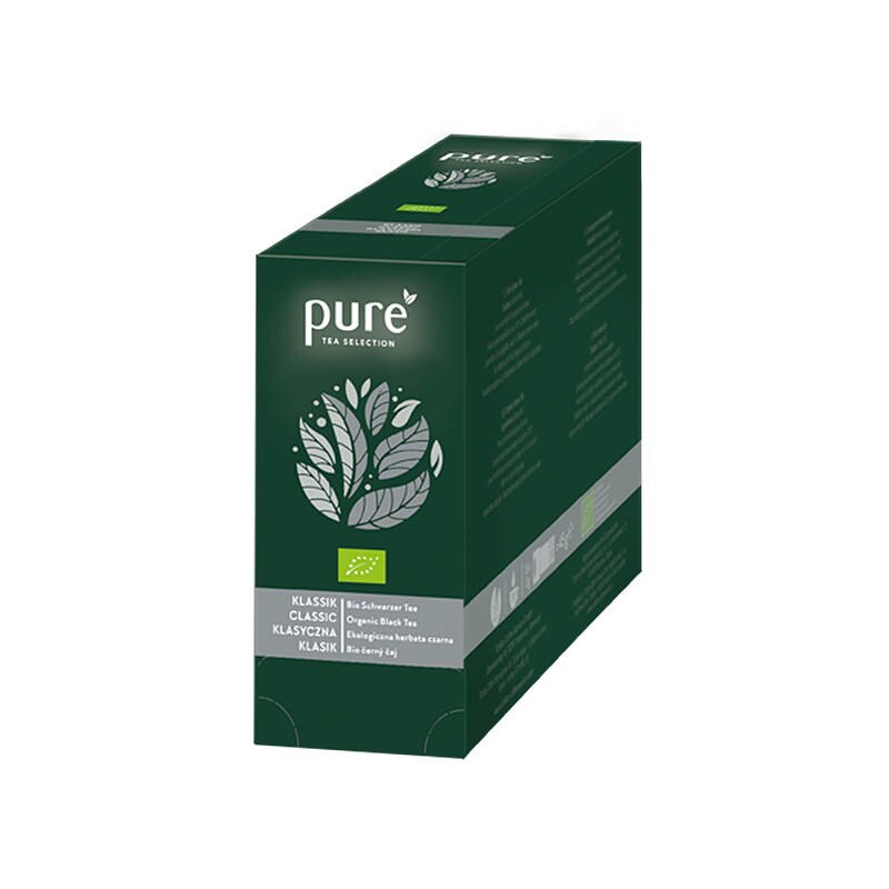 Amestec Organic de Ceai Negru Assam Pure Tea Classic, 15 x 3.5g