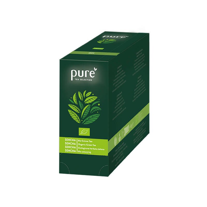 Ceai Verde Organic Pure Tea Sencha, 15 x 3g