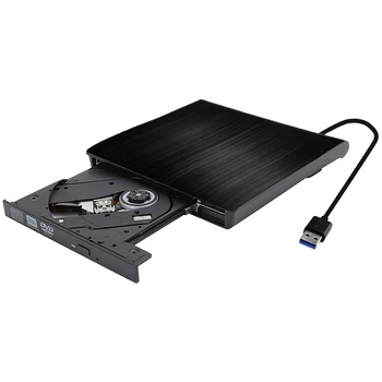DVD writer extern, Vaxiuja®, Plug and Play,8X / 24X, USB 3.0, CD / VCD / DVD Burner Writer, Compatibil cu Windows/ Linux/ Mac OS, Negru DVD writer extern, Vaxiuja®, Plug and Play,8X / 24X, USB 3.0, CD / VCD / DVD Burner Writer, Compatibil cu Windows/ Linux/ Mac OS, Negru