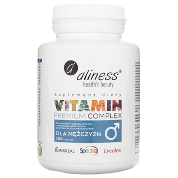 Supliment alimentar Aliness pentru barbati, 120 comprimate Supliment alimentar Aliness pentru barbati, 120 comprimate