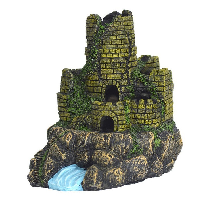 Decor Acvariu Happet Castel 18.5 cm, R007