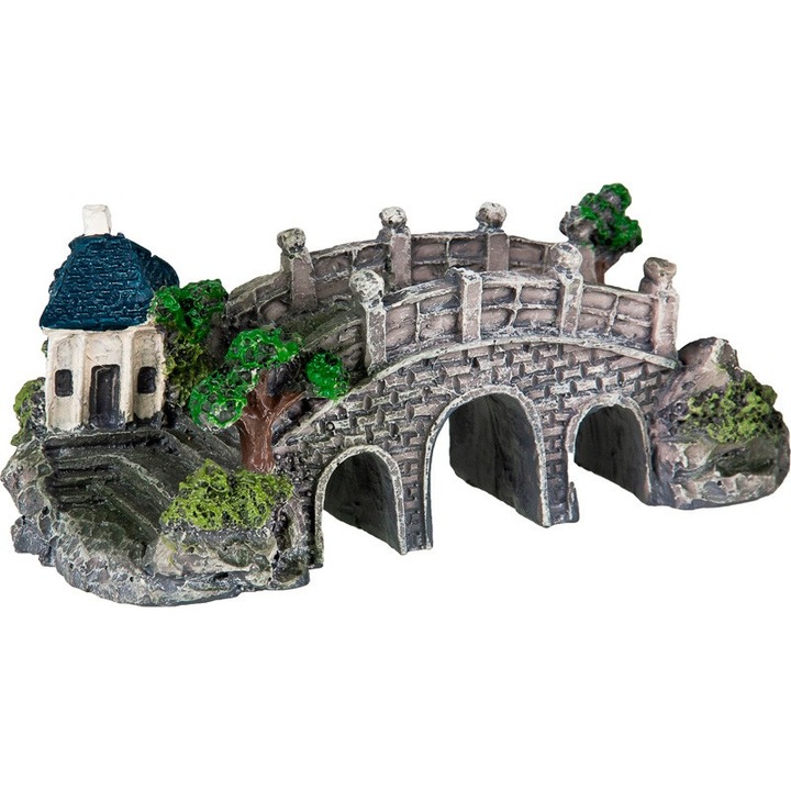 Akvárium Dekoráció Híd 10 cm R067