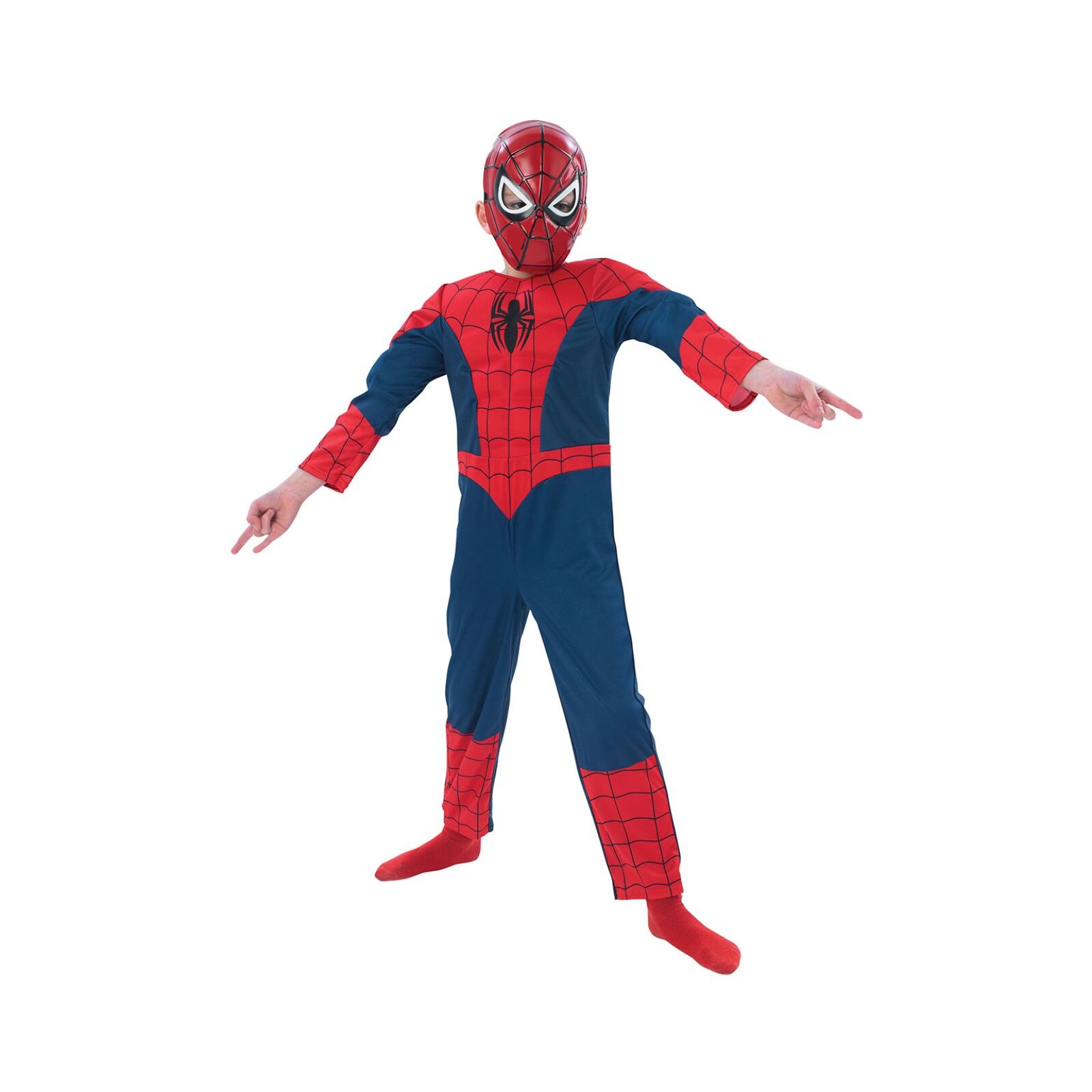 Costum cu muschi Spiderman Ultimate Premium pentru baieti, 7 - 8 ani, 128 cm