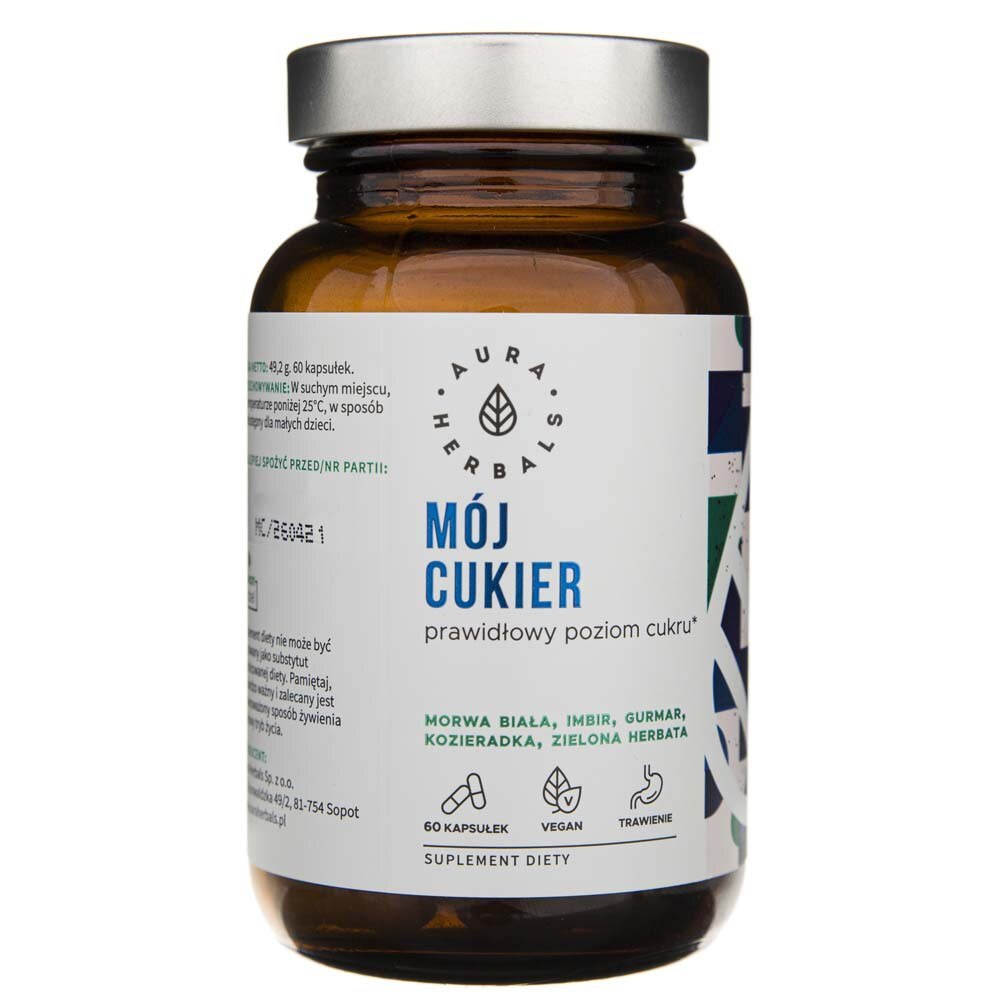 Supliment alimentar Aura Herbals, My Sugar, Extract de plante, 60 capsule