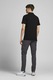 Jack & Jones, Tricou polo slim fit de bumbac organic Paulos, Negru, M