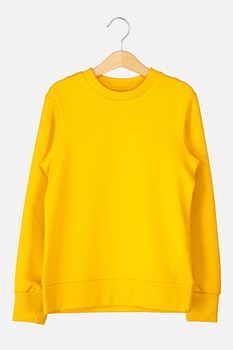 Jack&Jones, Bluza sport cu decolteu la baza gatului, Oranj Jack&Jones, Bluza sport cu decolteu la baza gatului, Oranj