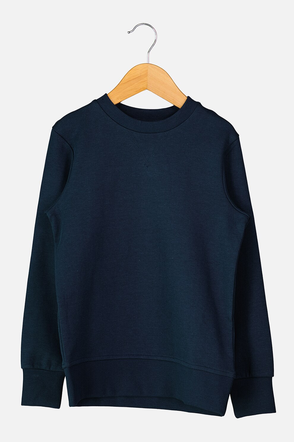 Jack&Jones, Bluza sport cu decolteu la baza gatului, Bleumarin