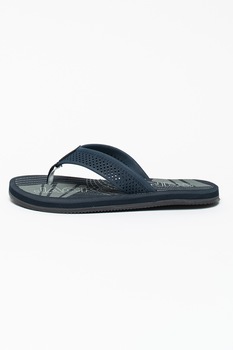 Jack&Jones, Papuci flip-flop cu model cu perforatii Falcon, Bleumarin/Gri cenusa Jack&Jones, Papuci flip-flop cu model cu perforatii Falcon, Bleumarin/Gri cenusa