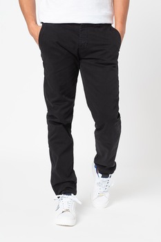 Only & Sons, Pantaloni chino slim fit Pete, Negru Only & Sons, Pantaloni chino slim fit Pete, Negru