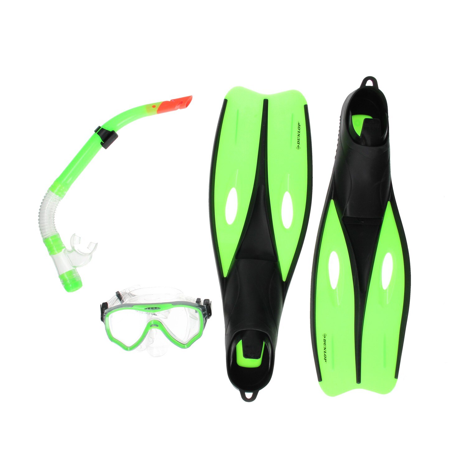 Set snorkeling Dunlop masura 40-42 verde