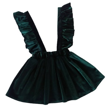 Fustita fete Baby Eve, catifea verde Fustita fete Baby Eve, catifea verde