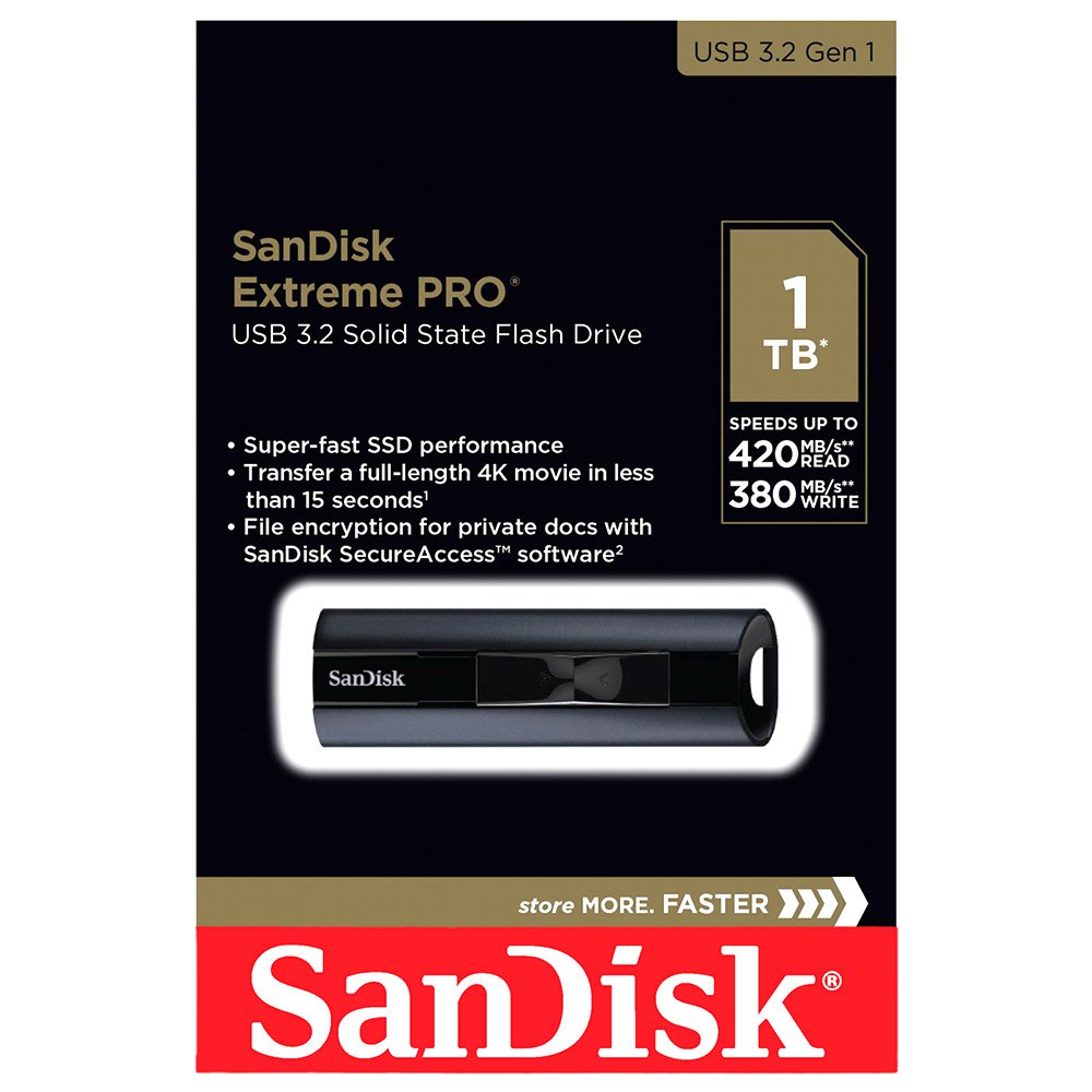 Sandisk Cruzer Extreme Pro 1tb Usb 3.2