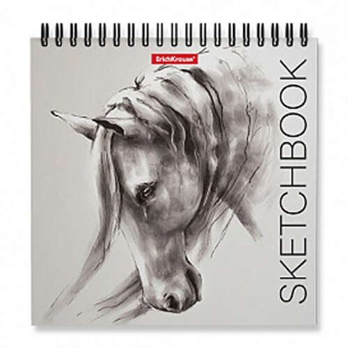 Caiet Schite ErichKrause® Wild Horse 170x170mm 40 File Cu Spirala